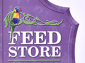 Feed Store Lorikeet Sign