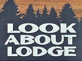 Look About Lodge Sign